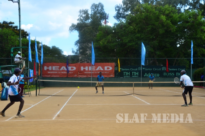 SLAF Emerged Runners-up in the Defence Services Tennis Championship 2016