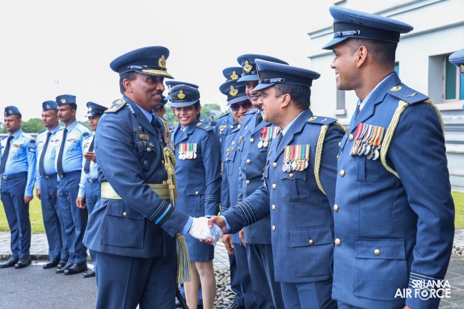 AIR VICE MARSHAL SUMEDHA DE SILVA BIDS ADIEU TO THE SRI LANKA AIR FORCE