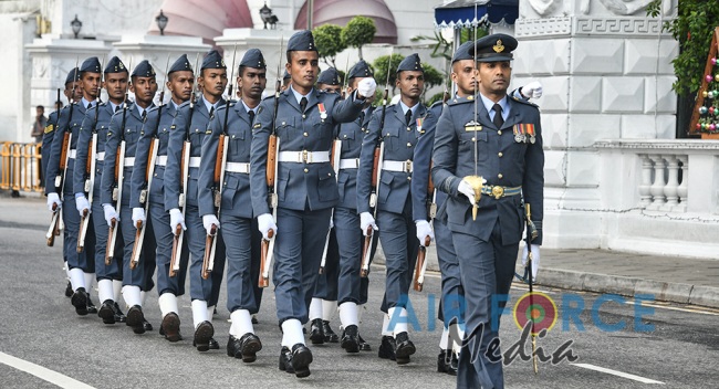 SLAF Takes Over Ceremonial Duties at President's House