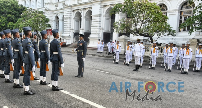SLAF Takes Over Ceremonial Duties at President's House
