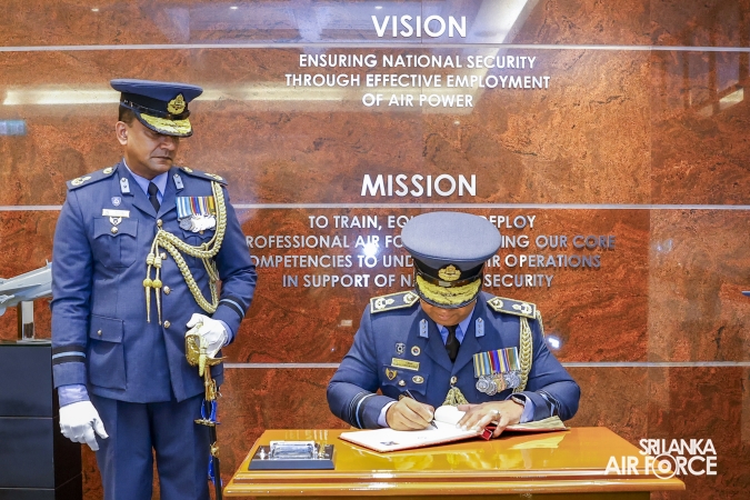 AIR VICE MARSHAL GIHAN SENEVIRATNE BIDS ADIEU TO THE SRI LANKA AIR FORCE