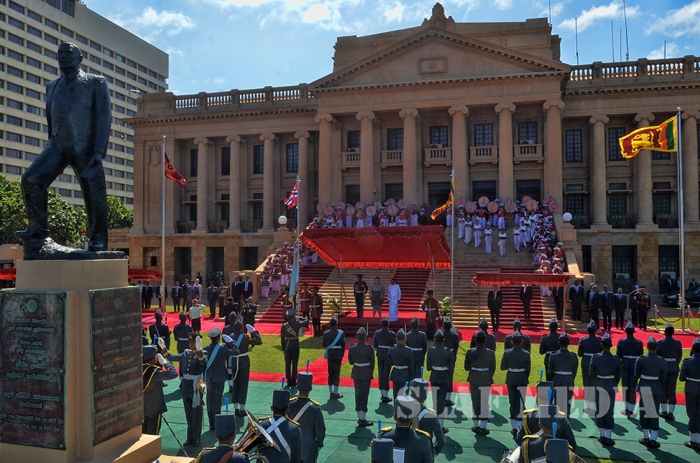 The Prime Minister of Norway Accorded a Guard of Honour by SLAF