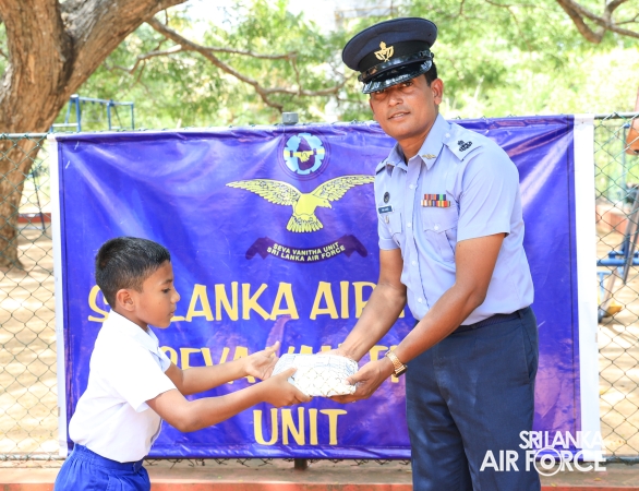 SLAF BASE VAVUNIYA CONDUCTS COMMUNITY SERVICE INITIATIVE AT SRI GUNANANDA VIDYALAYA