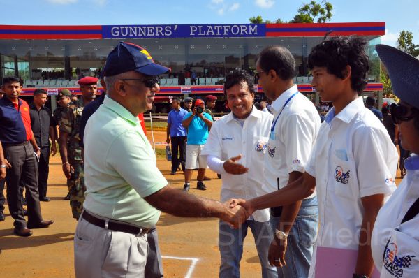 Commander Chief Guest at ‘Gunner Supercross - 2014’