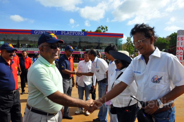 Commander Chief Guest at ‘Gunner Supercross - 2014’