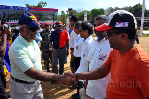 Commander Chief Guest at ‘Gunner Supercross - 2014’