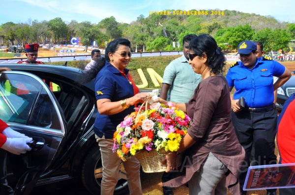 Commander Chief Guest at ‘Gunner Supercross - 2014’