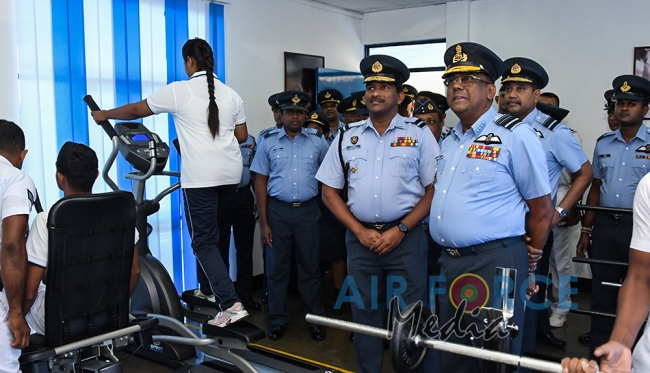 Gymnasium at Guwanpura Declared Open by the Commander