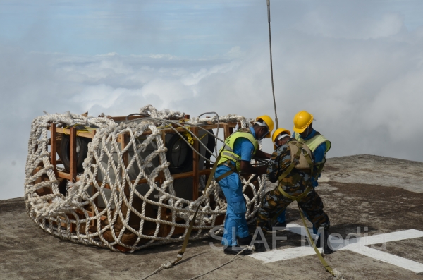 The Helitours complete its Under Slung Operation at Adam’s Peak