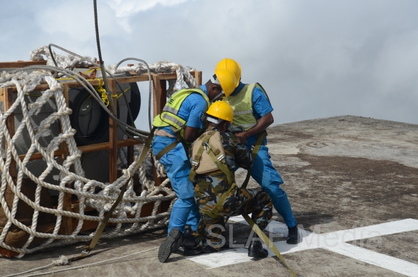 The Helitours complete its Under Slung Operation at Adam’s Peak