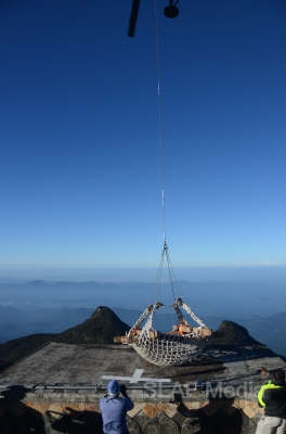 The Helitours complete its Under Slung Operation at Adam’s Peak