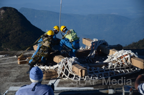 The Helitours complete its Under Slung Operation at Adam’s Peak