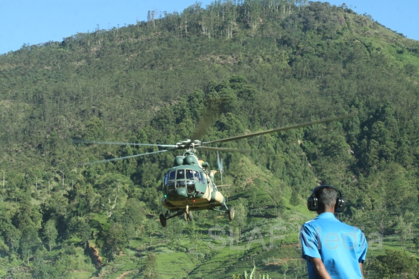 The Helitours complete its Under Slung Operation at Adam’s Peak