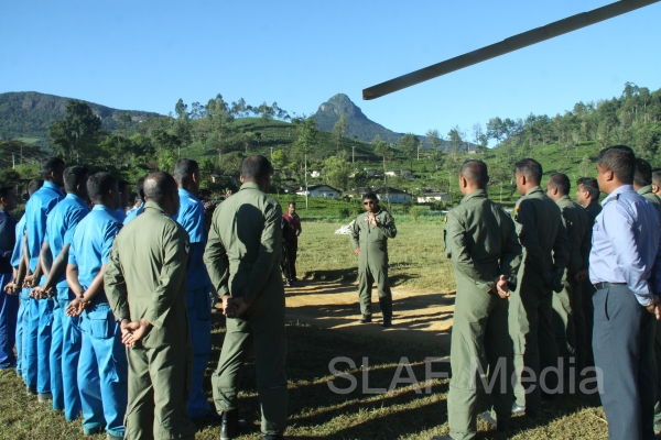 The Helitours complete its Under Slung Operation at Adam’s Peak