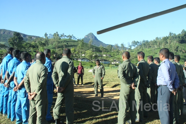 The Helitours complete its Under Slung Operation at Adam’s Peak