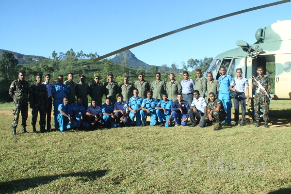 The Helitours complete its Under Slung Operation at Adam’s Peak