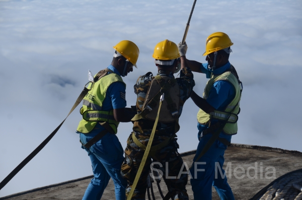The Helitours complete its Under Slung Operation at Adam’s Peak