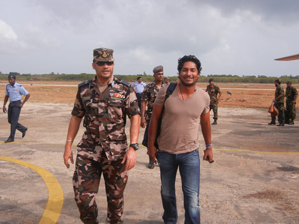 Kumara Sangakkara Flies With Helitours