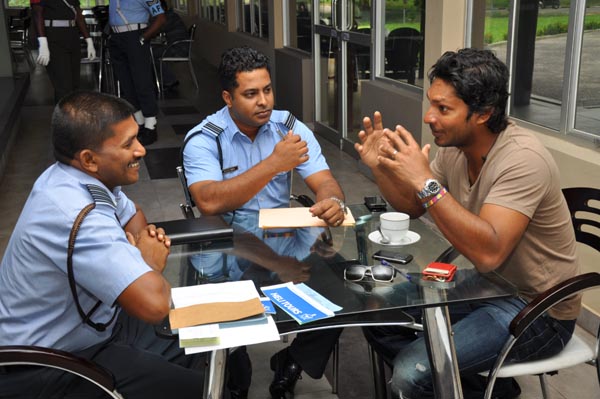 Kumara Sangakkara Flies With Helitours
