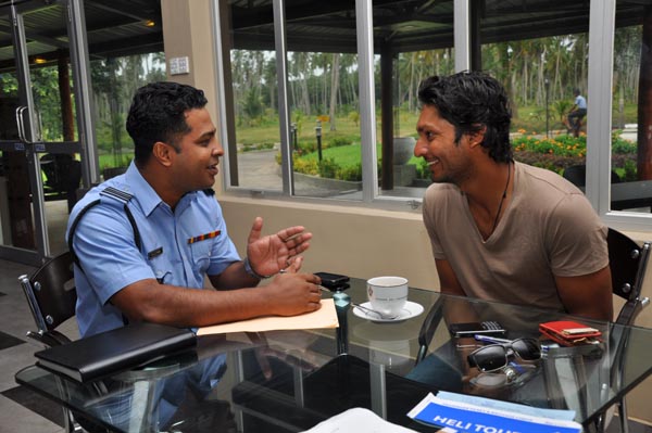 Kumara Sangakkara Flies With Helitours