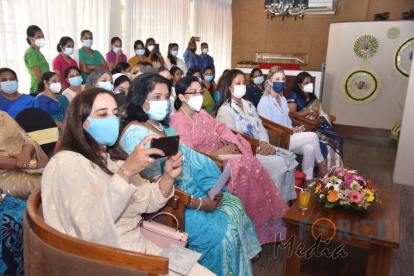 SLAF SEVA VANITHA UNIT HOSTS HIGH TEA FOR SPOUSES OF VISITING AIR CHIEFS