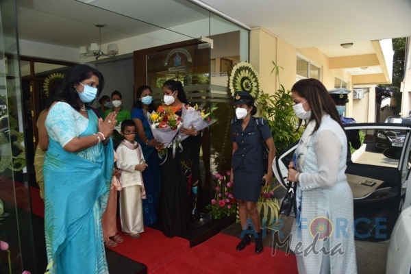 SLAF SEVA VANITHA UNIT HOSTS HIGH TEA FOR SPOUSES OF VISITING AIR CHIEFS