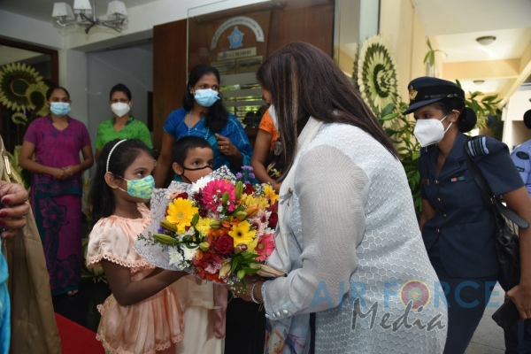 SLAF SEVA VANITHA UNIT HOSTS HIGH TEA FOR SPOUSES OF VISITING AIR CHIEFS