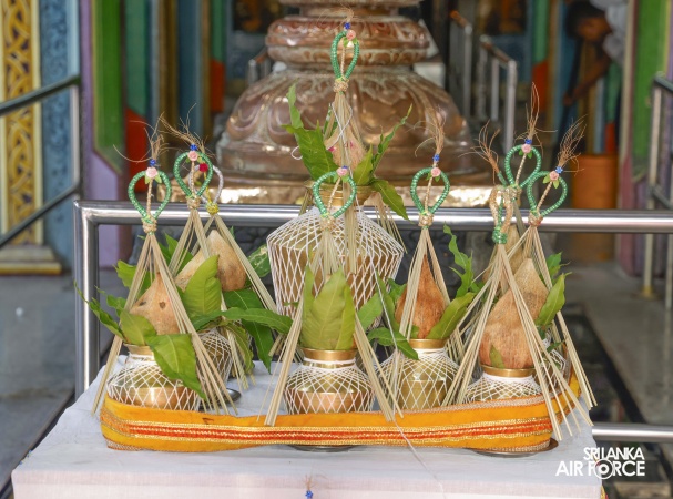 ANNUAL SLAF HINDU RELIGIOUS OBSERVANCE HELD AT CAPTAINS GARDEN KOVIL