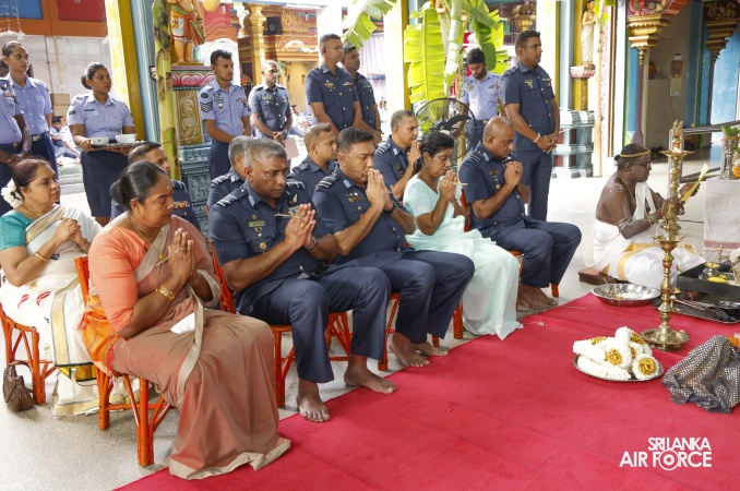 ANNUAL SLAF HINDU RELIGIOUS OBSERVANCE HELD AT CAPTAINS GARDEN KOVIL