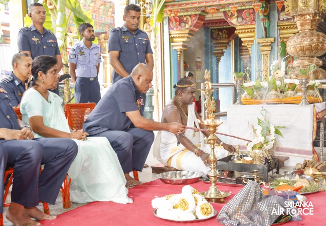 ANNUAL SLAF HINDU RELIGIOUS OBSERVANCE HELD AT CAPTAINS GARDEN KOVIL