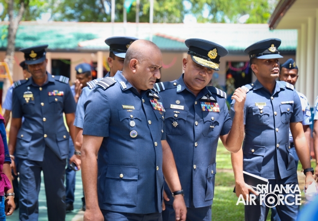 ANNUAL COMMANDER’S INSPECTION AT SLAF BASE HINGURAKGODA