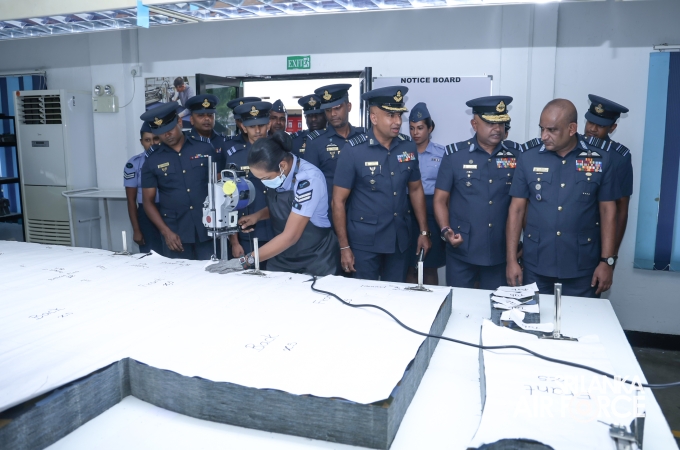 ANNUAL COMMANDER’S INSPECTION AT SLAF BASE HINGURAKGODA