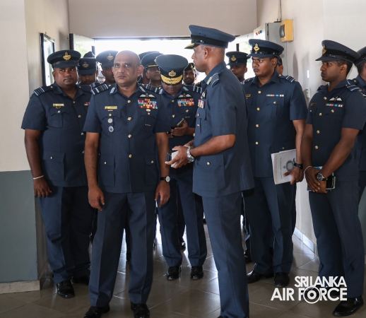 ANNUAL COMMANDER’S INSPECTION AT SLAF BASE HINGURAKGODA