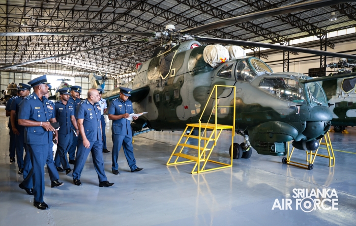 ANNUAL COMMANDER’S INSPECTION AT SLAF BASE HINGURAKGODA