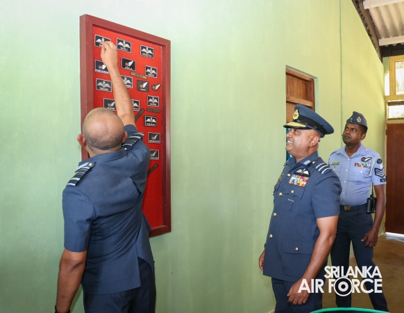 ANNUAL COMMANDER’S INSPECTION AT SLAF BASE HINGURAKGODA