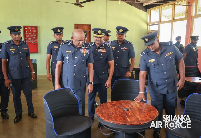 ANNUAL COMMANDER’S INSPECTION AT SLAF BASE HINGURAKGODA