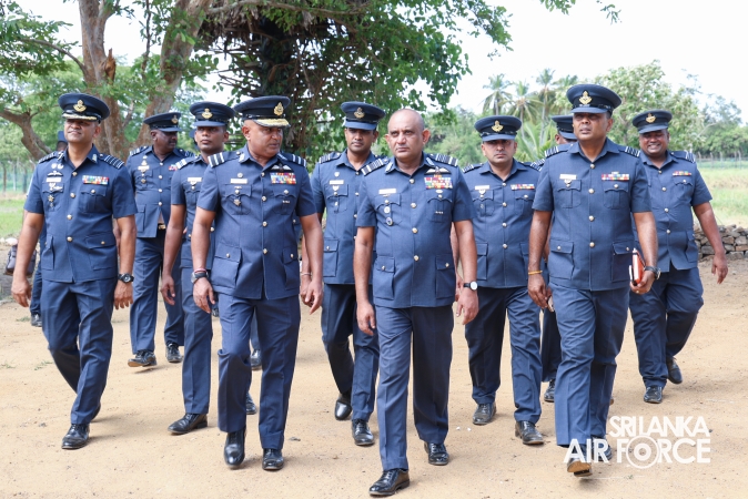 ANNUAL COMMANDER’S INSPECTION AT SLAF BASE HINGURAKGODA