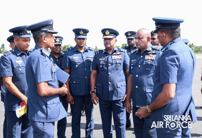 ANNUAL COMMANDER’S INSPECTION AT SLAF BASE HINGURAKGODA