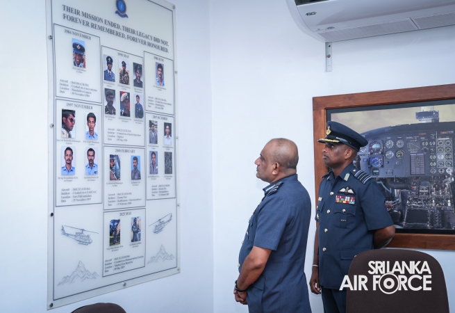 ANNUAL COMMANDER’S INSPECTION AT SLAF BASE HINGURAKGODA