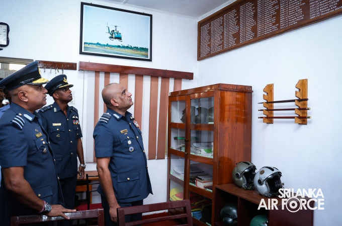 ANNUAL COMMANDER’S INSPECTION AT SLAF BASE HINGURAKGODA