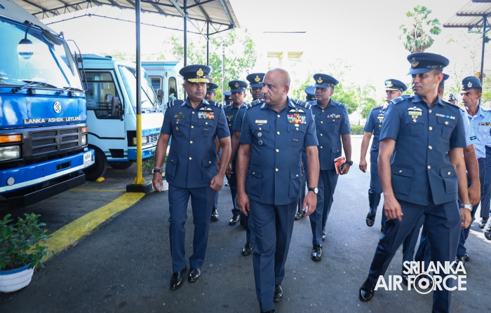 ANNUAL COMMANDER’S INSPECTION AT SLAF BASE HINGURAKGODA