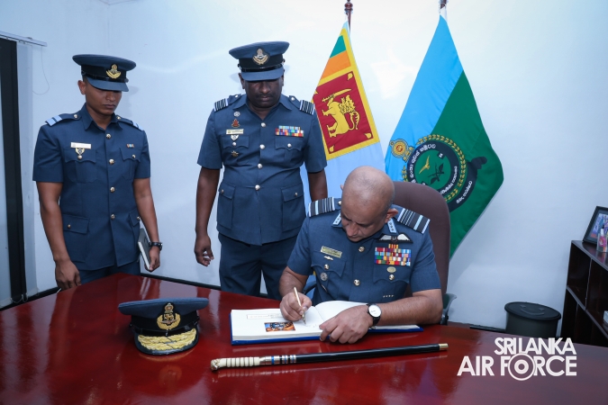 ANNUAL COMMANDER’S INSPECTION AT SLAF BASE HINGURAKGODA