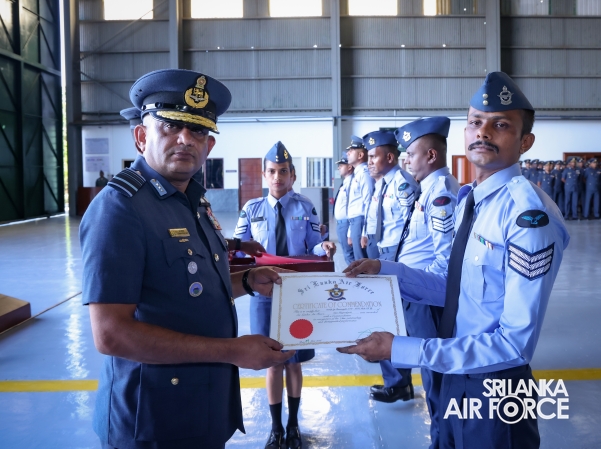 ANNUAL COMMANDER’S INSPECTION AT SLAF BASE HINGURAKGODA