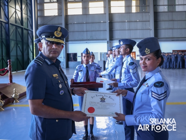 ANNUAL COMMANDER’S INSPECTION AT SLAF BASE HINGURAKGODA