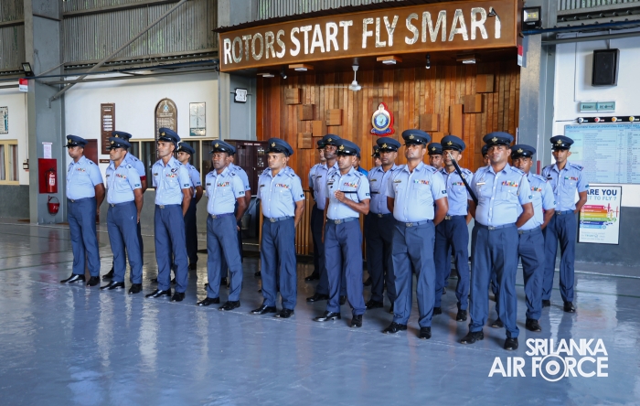 ANNUAL COMMANDER’S INSPECTION AT SLAF BASE HINGURAKGODA