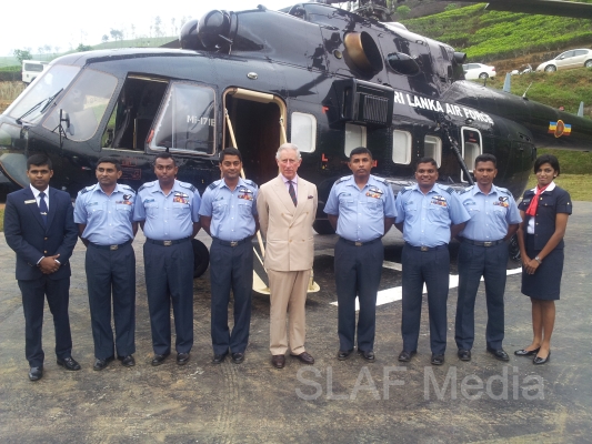 His Royal Highness Prince Charles Flies With Helitours