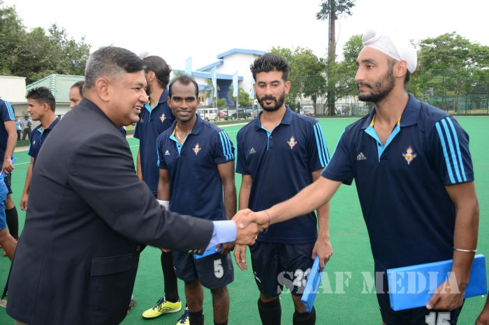 Second Encounter with Visiting Indian Air Force (IAF) Hockey Team