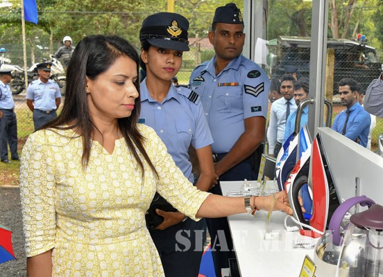 Commander Declares Open New Holiday Home and Abans Showroom at SLAF Base Anuradhapura.