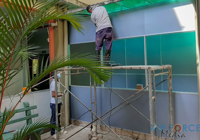 SLAF Modifies Homagama General Hospital Ward to Treat COVID-19 Patients
