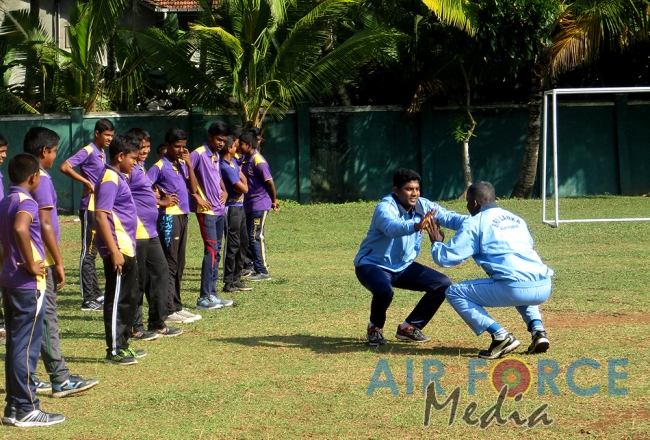 SLAF Station Katukurunda conducts Leadership Training at Holy Cross College, Payagala
